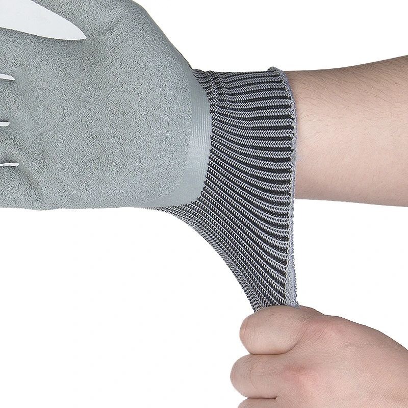 Safety High Quality Cutting Protective Gloves Grey Waterproof Industrial Gloves