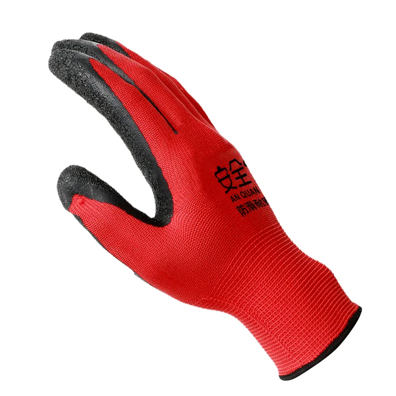 Protective Equipment For Heavy Construction Engineering Latex Breathable Safety Industrial Gloves