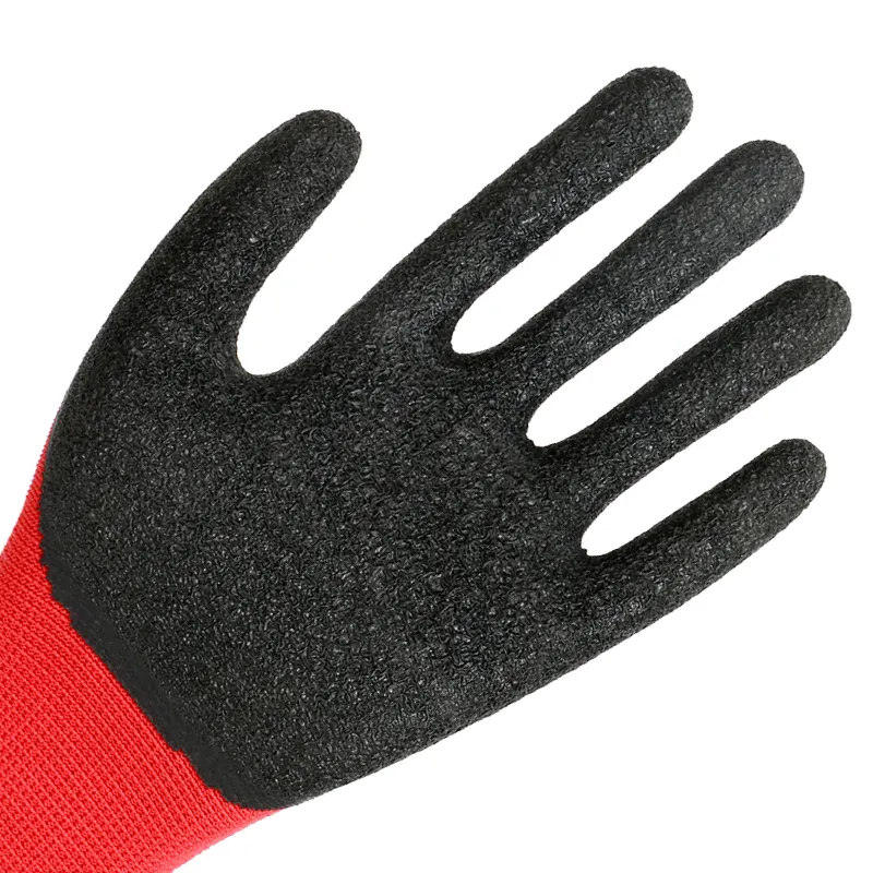 Protective Equipment For Heavy Construction Engineering Latex Breathable Safety Industrial Gloves