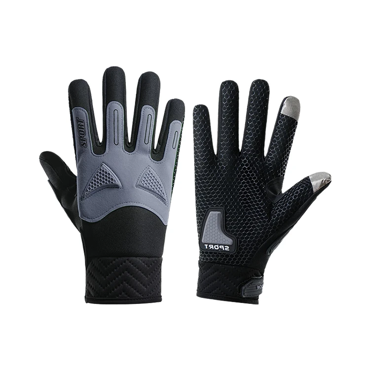 colorblock touchscreen gloves