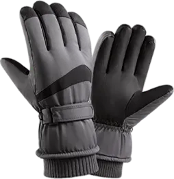 ladies wearing leather gloves